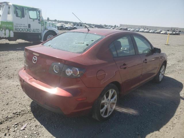 JM1BK32G391236101 - 2009 MAZDA 3 I BURGUNDY photo 4