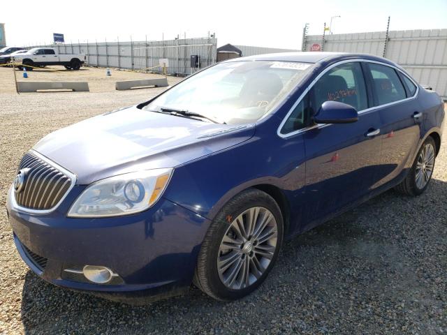 1G4PT5SV8D4245487 - 2013 BUICK VERANO PRE BLUE photo 2