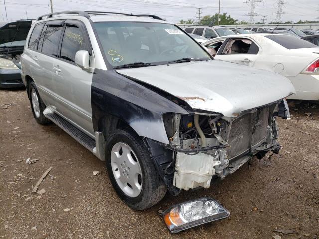 JTEEP21AX40066030 - 2004 TOYOTA HIGHLANDER SILVER photo 1