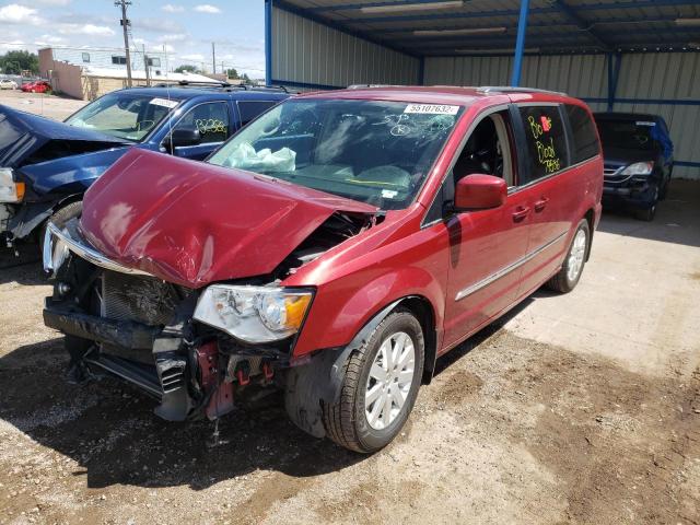 2C4RC1BG4FR546961 - 2015 CHRYSLER TOWN & COU RED photo 2