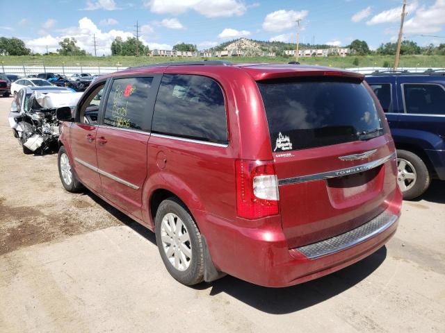 2C4RC1BG4FR546961 - 2015 CHRYSLER TOWN & COU RED photo 3