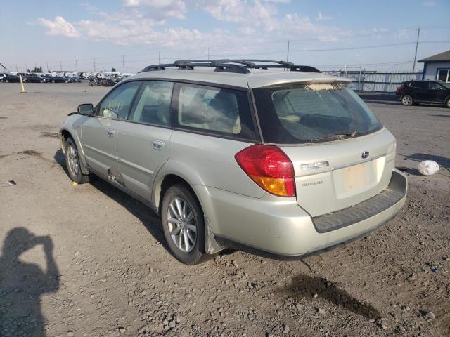 4S4BP62C757303186 - 2005 SUBARU LEGACY OUT GOLD photo 3