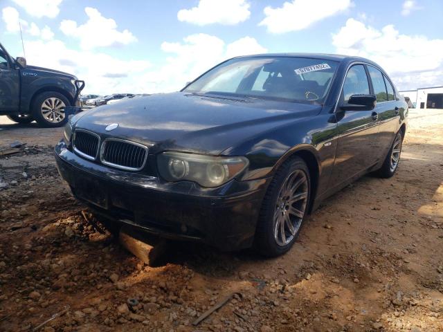 WBAGL63433DP64104 - 2003 BMW 7 SERIES BLACK photo 2