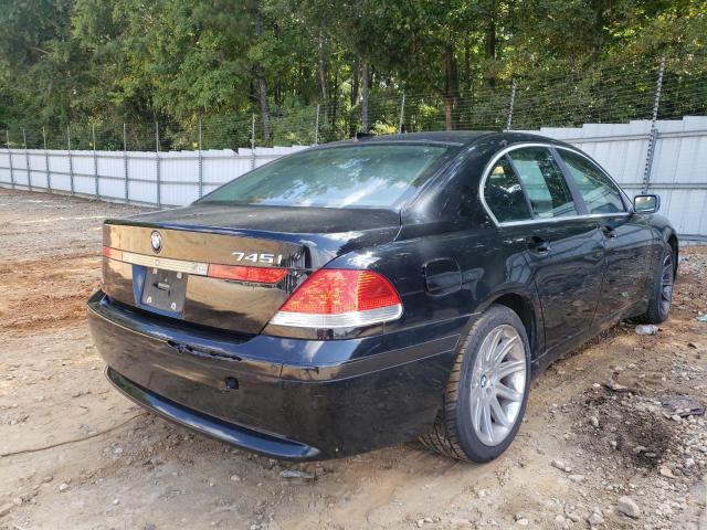 WBAGL63433DP64104 - 2003 BMW 7 SERIES BLACK photo 4