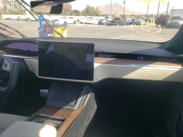 5YJSA1E55NF467102 - 2022 TESLA MODEL S Սպիտակ լուսանկար 9