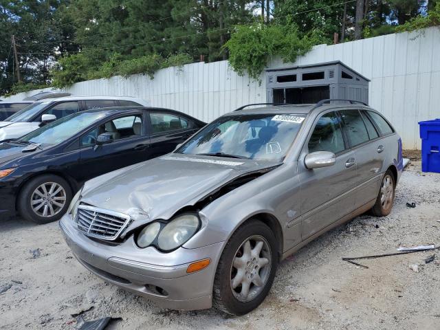 WDBRH84J83F406903 - 2003 MERCEDES-BENZ C 320 4MAT SILVER photo 2