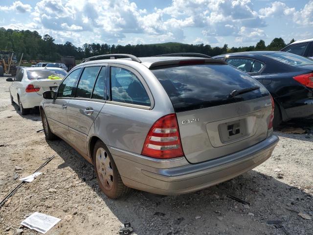 WDBRH84J83F406903 - 2003 MERCEDES-BENZ C 320 4MAT SILVER photo 3