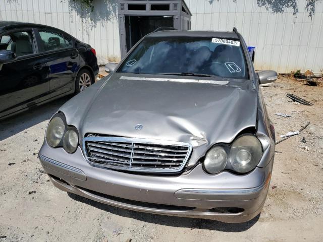 WDBRH84J83F406903 - 2003 MERCEDES-BENZ C 320 4MAT SILVER photo 9