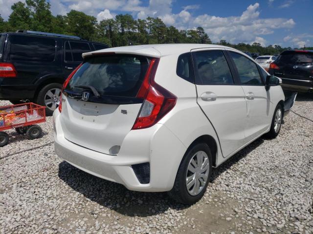 3HGGK5H55FM780414 - 2015 HONDA FIT LX WHITE photo 4