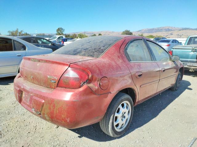 1B3ES56C15D173719 - 2005 DODGE NEON SXT RED photo 4