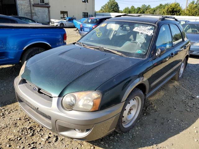 JF1GG68565H805545 - 2005 SUBARU IMPREZA OU GREEN photo 2