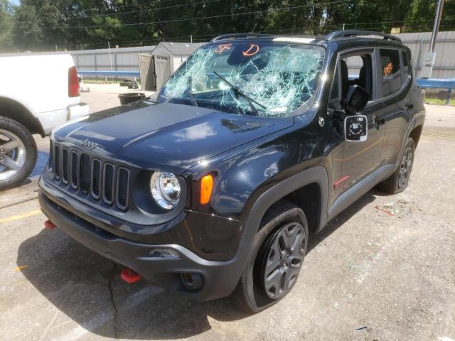 ZACCJBCB8JPG68465 - 2018 JEEP RENEGADE T BLACK photo 2