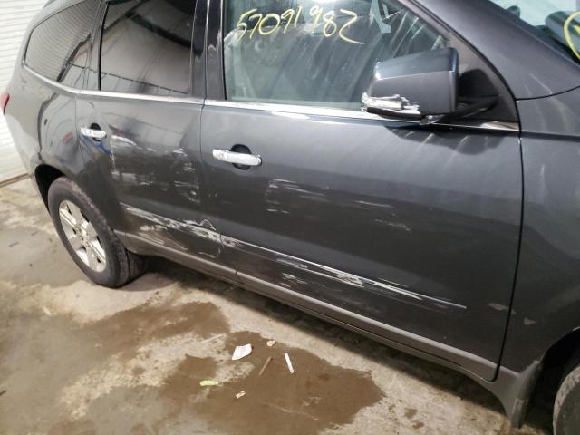 1GNLVFED9AJ267976 - 2010 CHEVROLET TRAVERSE CHARCOAL photo 9