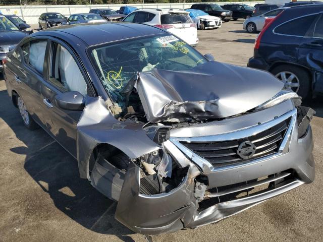 3N1CN7AP8KL843908 - 2019 NISSAN VERSA S GRAY photo 1