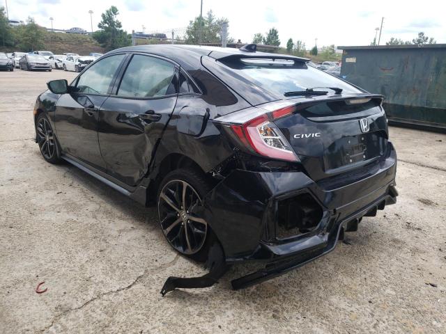 SHHFK7H44MU202771 - 2021 HONDA CIVIC SPOR BLACK photo 3