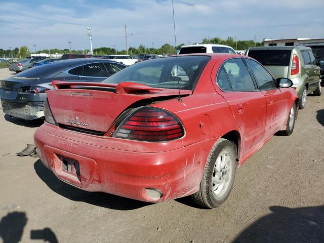 1G2NE52F44M572570 - 2004 PONTIAC GRAND AM S RED photo 4