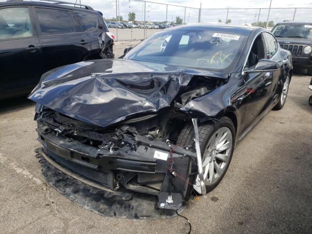 5YJSA1E29GF173341 - 2016 TESLA MODEL S Սև լուսանկար 2