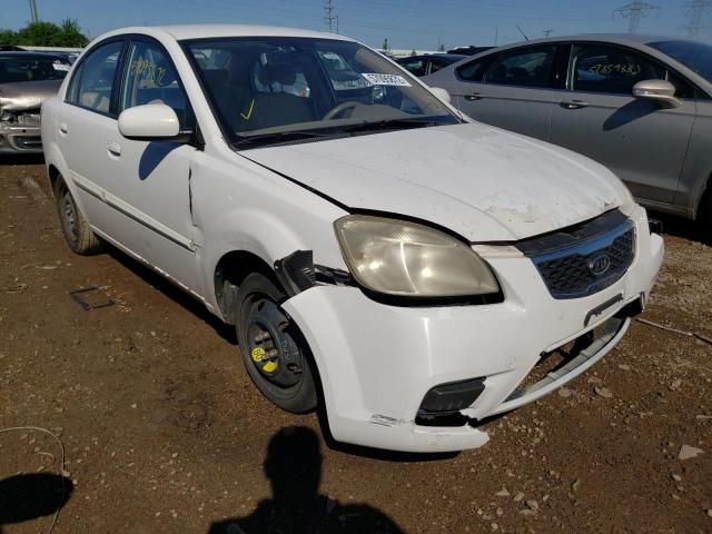 KNADH4A32B6732203 - 2011 KIA RIO BASE WHITE photo 1