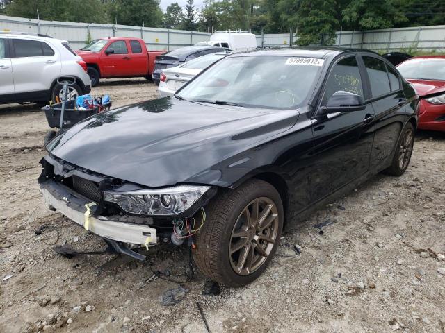 WBA3C3C59DF980115 - 2013 BMW 320 I XDRI Negro foto 2