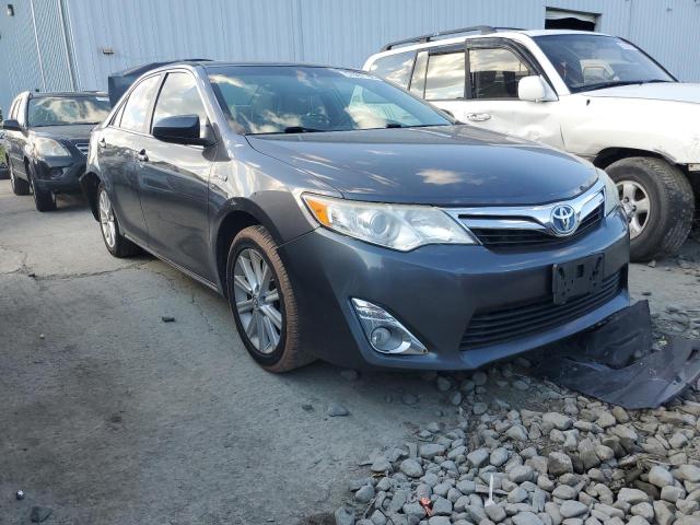 4T1BD1FK6DU085657 - 2013 TOYOTA CAMRY HYBR GRAY photo 1