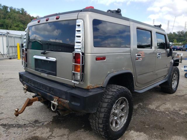 5GRGN23U43H117871 - 2003 HUMMER H2 GRAY photo 4