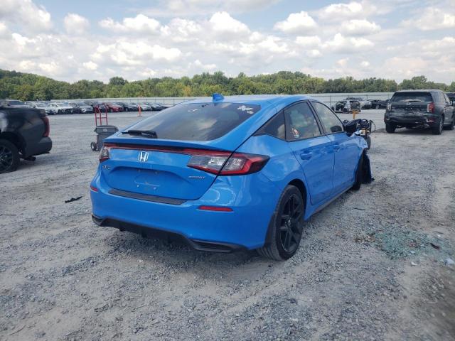 19XFL2H80NE007813 - 2022 HONDA CIVIC SPOR BLUE photo 4