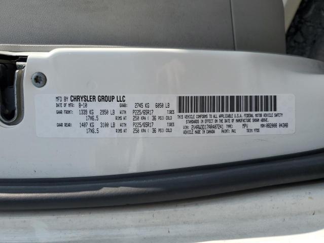 2V4RW3D17AR407241 - 2010 VOLKSWAGEN ROUTAN SE WHITE photo 10