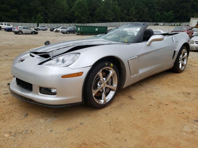 1G1YT3DW6A5109084 - 2010 CHEVROLET CORVETTE G SILVER photo 2