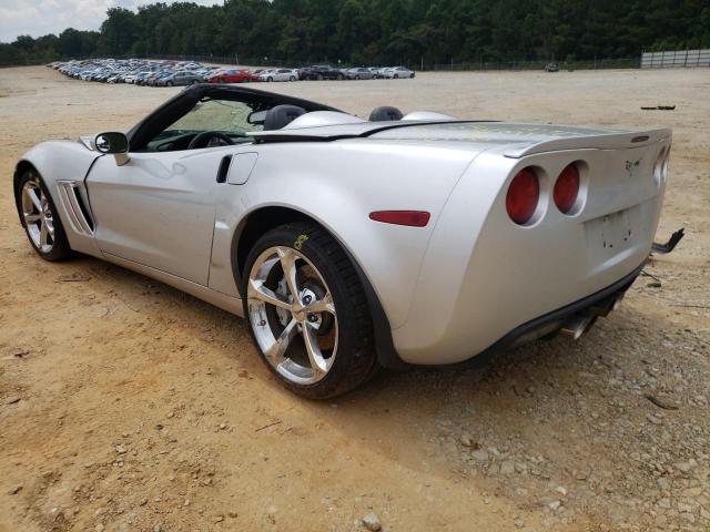 1G1YT3DW6A5109084 - 2010 CHEVROLET CORVETTE G SILVER photo 3