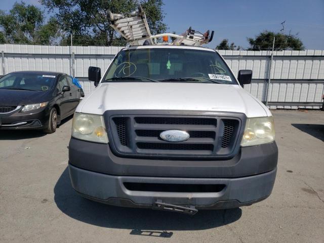 1FTRF122X8KB62714 - 2008 FORD F150 WHITE photo 9