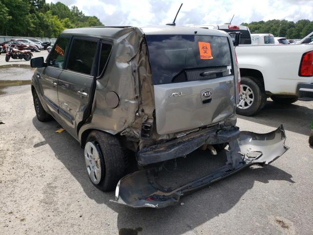 KNDJT2A50D7523923 - 2013 KIA SOUL GRAY photo 3