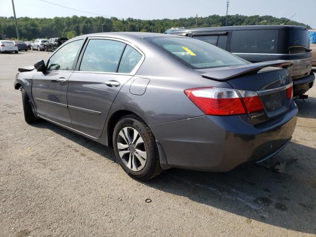 1HGCR2F3XDA003327 - 2013 HONDA ACCORD LX GRAY photo 3