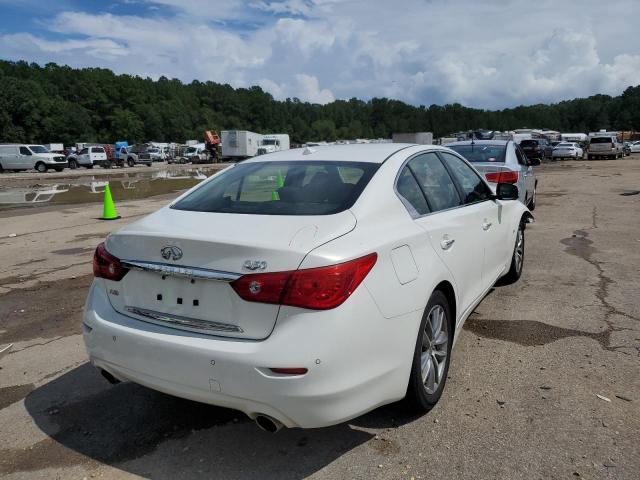 JN1BV7AR2FM402378 - 2015 INFINITI Q50 BASE WHITE photo 4