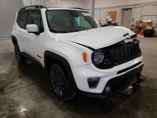 ZACNJBB1XLPL22130 - 2020 JEEP RENEGADE L WHITE photo 1