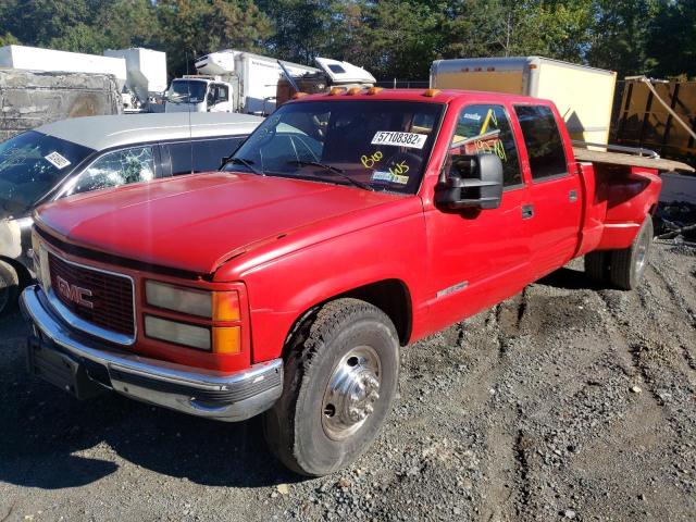 1GTHC33F5SF000295 - 1995 GMC SIERRA C35 RED photo 2