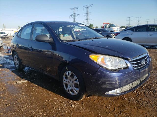 KMHDU4AD2AU905716 - 2010 HYUNDAI ELANTRA BL BLUE photo 1