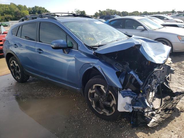 JF2GTHNC8MH664546 - 2021 SUBARU CROSSTREK BLUE photo 1