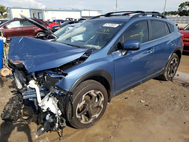 JF2GTHNC8MH664546 - 2021 SUBARU CROSSTREK BLUE photo 2