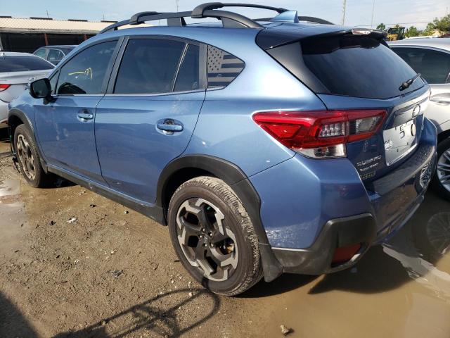 JF2GTHNC8MH664546 - 2021 SUBARU CROSSTREK BLUE photo 3