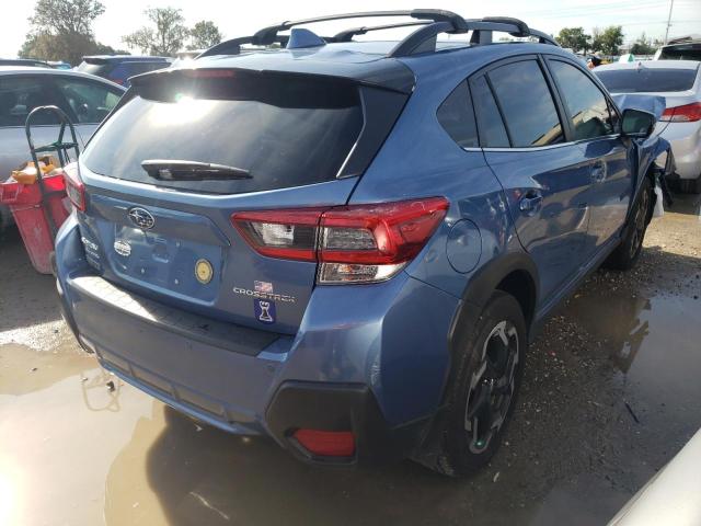 JF2GTHNC8MH664546 - 2021 SUBARU CROSSTREK BLUE photo 4