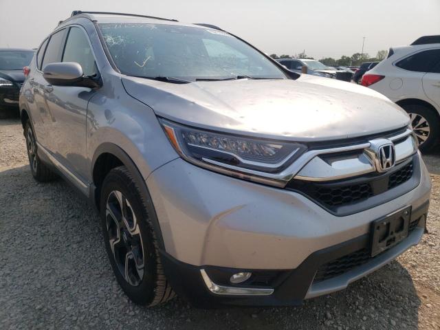 2HKRW2H95HH653393 - 2017 HONDA CR-V TOURI SILVER photo 1