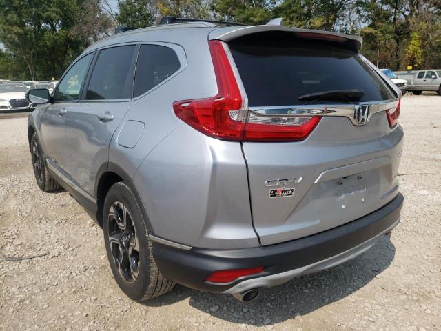 2HKRW2H95HH653393 - 2017 HONDA CR-V TOURI SILVER photo 3