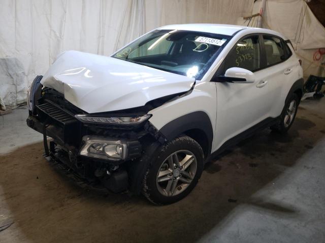 KM8K12AA7KU257432 - 2019 HYUNDAI KONA SE WHITE photo 2