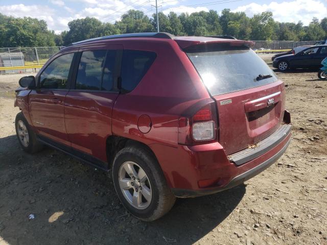 1C4NJCBA9FD219003 - 2015 JEEP COMPASS SP RED photo 3