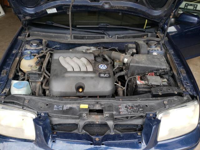 3VWSB69MX1M107533 - 2001 VOLKSWAGEN JETTA GLS BLUE photo 7