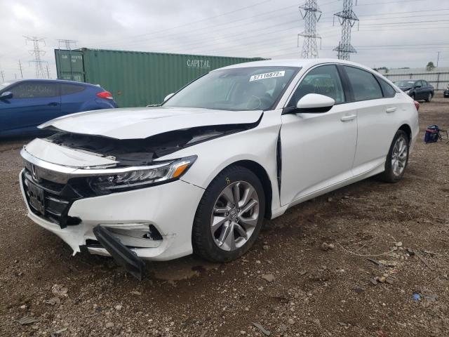 1HGCV1F12KA174106 - 2019 HONDA ACCORD LX WHITE photo 2