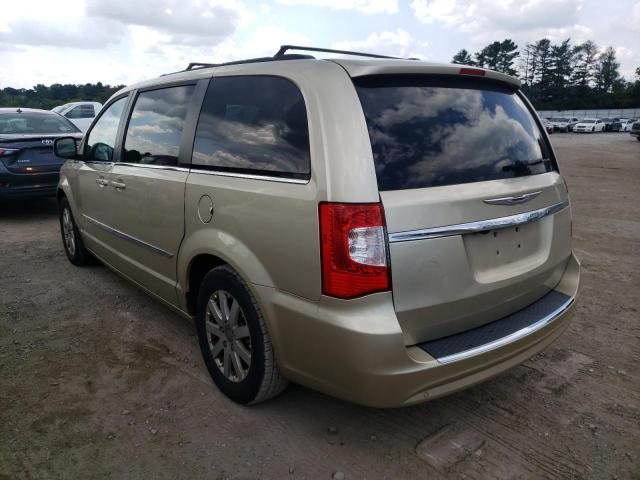 2A4RR8DG0BR609756 - 2011 CHRYSLER TOWN & COU GOLD photo 3