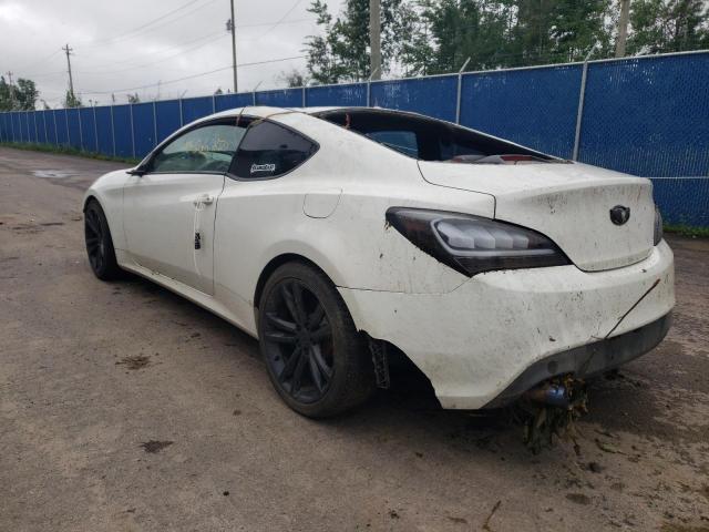 KMHHT6KD2AU038588 - 2010 HYUNDAI GENESIS 2. WHITE photo 3