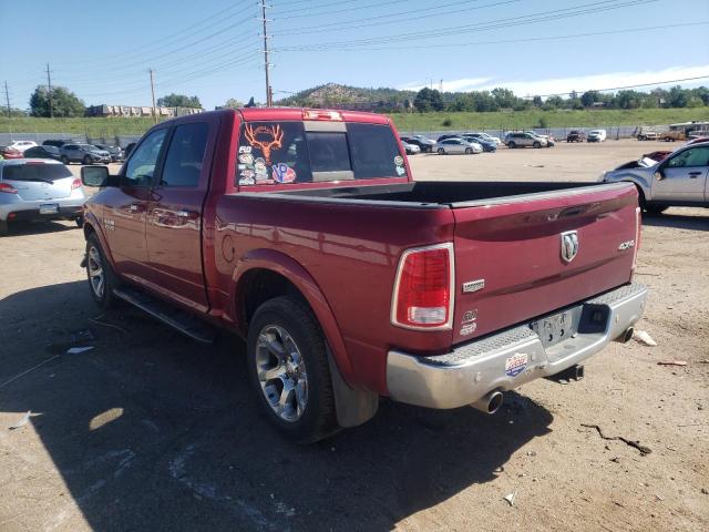 1C6RR7NM9ES387202 - 2014 RAM 1500 LARAM BURGUNDY photo 3