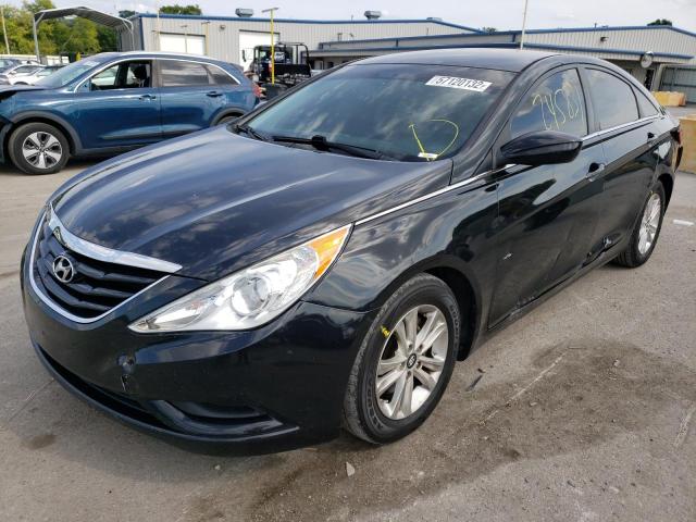 5NPEB4AC1DH733585 - 2013 HYUNDAI SONATA GLS BLACK photo 2